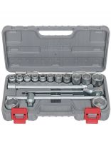 Набор слесарных инструментов НИЗ, 57069025, 1/2", 6-гранный, кейс, 16 предметов