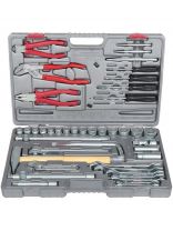 Набор слесарных инструментов НИЗ, Автомобилист-1, 57028025, 1/2", 6-гранный, кейс, 42 предмета