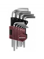 Набор ключей имбусовых, HKS10S, 10 предметов, Thorvik, 1.5-10 мм, короткие, 53022