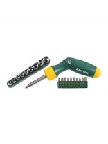 Отвертка реверсивная с битами, 21 предмет, Kraftool, 26151-H21