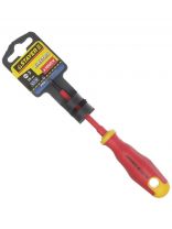 Отвертка плоская диэлектрическая, Stayer, 3х75 мм, двухкомпонентный, 25141-03-07_z01