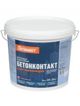 Грунтовка водно-дисперсионная, акриловая, Оптимист, G109, бетоноконтакт, 6 кг