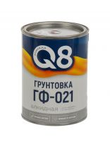 Грунтовка алкидная, Formula Q8, ГФ-021, для внутренних и наружных работ, красно-коричневая, 0.8 кг