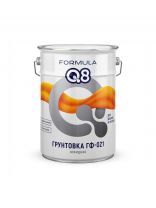 Грунтовка алкидная, Formula Q8, ГФ-021, красно-коричневая, 10 кг