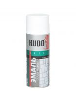 Эмаль аэрозольная, KUDO, универсальная, алкидная, матовая, белая, 520 мл, KU-1101