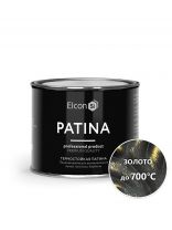 Эмаль Elcon, Patina, декоративная, термостойкая, быстросохнущая, глянцевая, золото, 0.2 кг