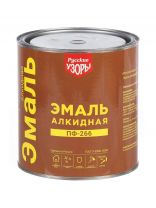 Эмаль Русские узоры, Х5 ПФ-266, алкидная, красно-коричневая, 2.8 кг
