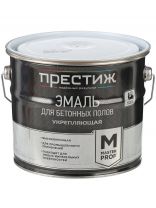 Эмаль Престиж, Мастер, для бетонных полов, акриловая, полуматовая, серая, 3.5 кг