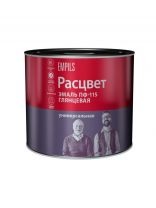 Эмаль Расцвет, ПФ-115, глянцевая, черная, 1.9 кг