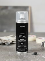 Эмаль аэрозольная, Elcon, универсальная, алкидная, глянцевая, черная, RAL 9005, 520 мл