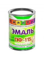 Эмаль Палитра, ПФ-115, алкидная, глянцевая, зеленая, 0.9 кг