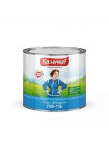 Эмаль Казачка, ПФ-115, алкидная, глянцевая, вишня, 1.9 кг