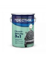 Грунт-эмаль Престиж, по ржавчине, алкидная, белая, 5 кг