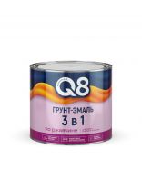 Грунт-эмаль Formula Q8, по ржавчине, алкидная, синяя, 1.8 кг