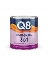 Грунт-эмаль Formula Q8, по ржавчине, алкидная, зеленая, 0.8 кг