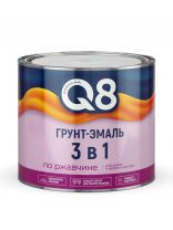 Грунт-эмаль Formula Q8, по ржавчине, алкидная, желтая, 1.8 кг