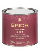 Грунт-эмаль Erica, по ржавчине, алкидная, белая, 1.8 кг