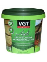 Лак VGT, антисептик, полуглянцевый, акриловый, палисандр, для внутренних и наружных работ, 0.9 кг