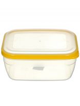 Контейнер пищевой пластик, 1.8 л, 19.5х14.5х9.5 см, в ассортименте, прямоугольный, Полимербыт, Премиум, 4356400