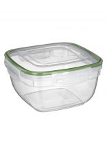 Контейнер пищевой пластик, 1.5 л, 17.5х17.5х10 см, IDIland, Lock, 231111801/00