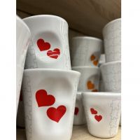 Чашка кофейная сердечки мини 50 мл, Top Moka. Tazzina piccola cuori