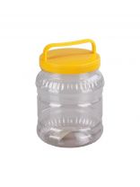 Бидон пластик, 1.5 л, с ручкой, в ассортименте, Альтернатива, М467