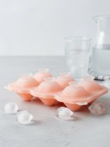 Форма для льда Sweet, 18х13х5 см, силикон, 6 ячеек, кристаллы розовые, Sirocco, SIW0001P