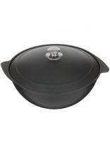 Казан алюминий, антипригарное покрытие, 6 л, с крышкой, Kukmara, Кз60а