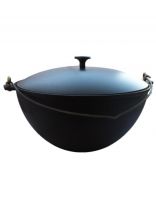 Казан чугун, 7 л, с крышкой, с дужкой, Камская посуда, к71д