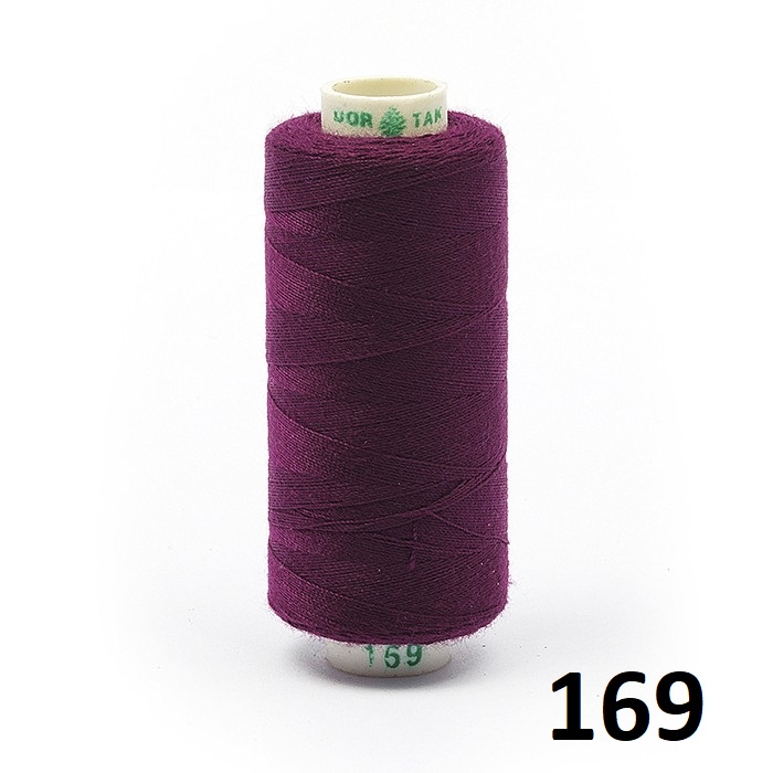 Швейная нить универсальная DOR TAK 366 метров Разные КРАСНЫЕ оттенки 40/2.DORTAK. красные