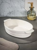 Форма для запекания керамика, 16.5х25.5х5.5 см, 0.8 л, овальная, Гранит, Y4-9027