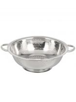 Дуршлаг нержавеющая сталь, 27 см, с ручкой, на ножке, серебристый, GS-08126-28