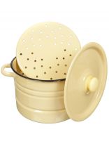 Мантоварка сталь, эмалированное покрытие, 7.5 л, Сибирские товары, крышка сталь, пластиковая кнопка, в ассортименте, С41720.3П/С41720.3