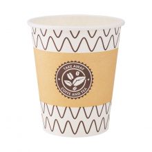 Стакан картонный 250мл "Зиг-Заг"
