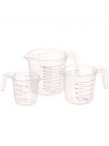Кружка мерная 3 шт, 9, 10.5, 12 см, 107165821