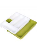 Лоток для столовых приборов 29.8х38.3х3.5 см, зеленый, MV19037