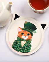 Подставка под горячее, 10.5х11 см, в ассортименте, Коты стиляги