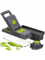 Овощерезка многофункциональная, пластик, нержавеющая сталь, 15 предметов, в ассортименте, Y4-6211