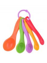 Набор мерных ложек пластик, навеска, Мультидом, VL80-244