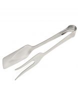 Щипцы кухонные для мяса, нержавеющая сталь, навеска, Мультидом, АN50-44