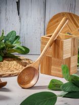 Ложка кулинарная акация, 34.5х7х2 см, UT42734A3