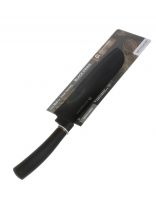 Нож кухонный Atmosphere, Black swan, сантоку, нержавеющая сталь, 16.5 см, рукоятка пластик, AT-K1279