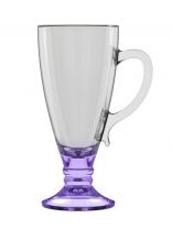 Кружка стекло, 250 мл, Микс, Декостек, 8006-Н9, в ассортименте