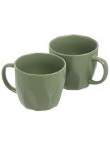 Кружка фарфор, 2 шт, 360 мл, Geometry Khaki, Atmosphere, AT-K3194