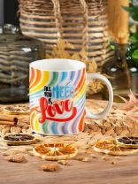 Кружка керамика, 330 мл, Y4-8068, в ассортименте