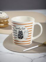 Кружка керамика, 330 мл, Люблю котов, Y4-9000, в ассортименте