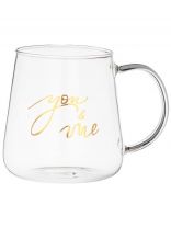 Кружка стекло, 450 мл, Native, Agness, 887-196