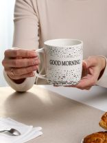 Кружка фарфор, 360 мл, Пожелание, МФК, MFK20365
