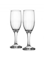 Бокал для шампанского, 190 мл, стекло, 2 шт, Pasabahce, Bistro, 44419B//