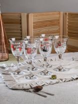 Бокал для вина, 240 мл, стекло, 6 шт, Декостек, Антистресс, 863Д